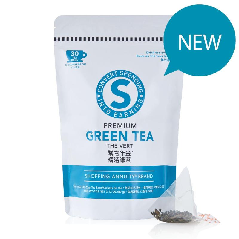Purchase Shopping Annuity Brand Premium Green Tea