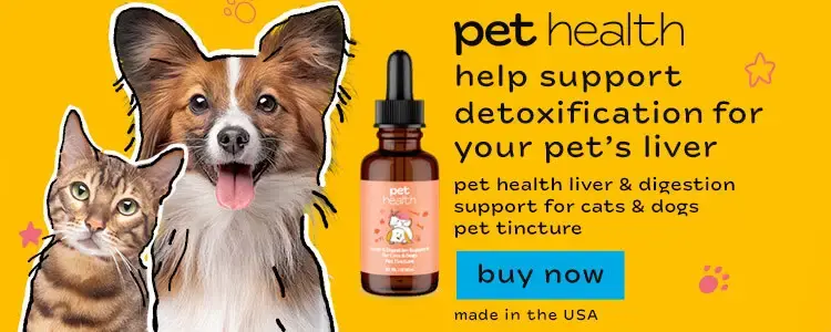 Pet Health Liver & Digestion Support for Cats & Dogs Pet Tincture