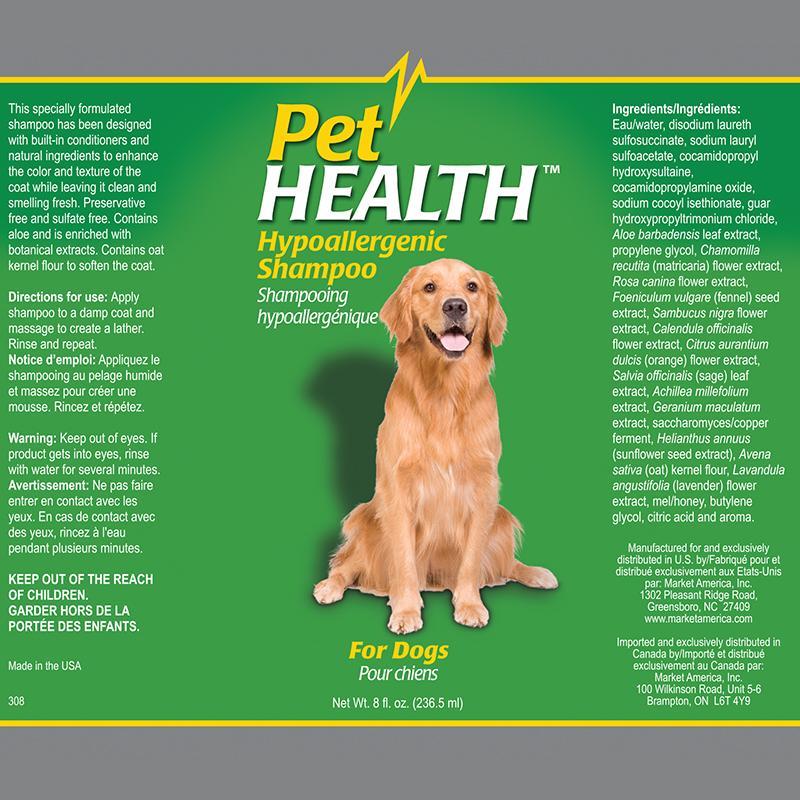 PetHealth Hypoallergenic Shampoo